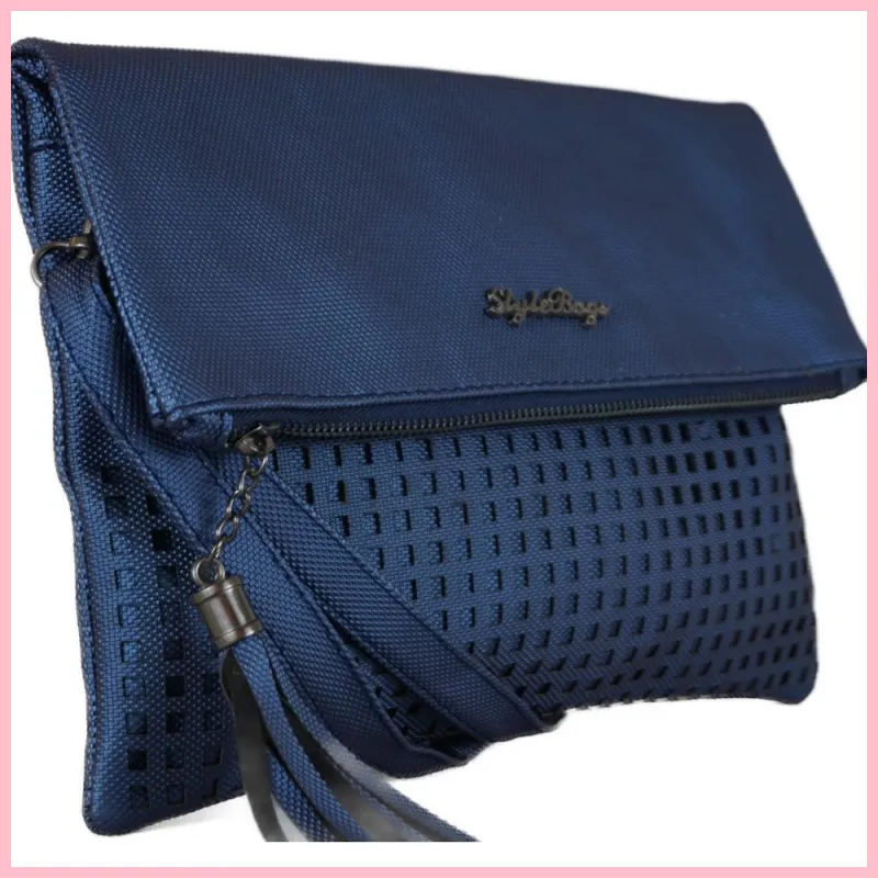 Stylebags női keresztpántos táska, poliészter, kék noihatizsak-hu 2